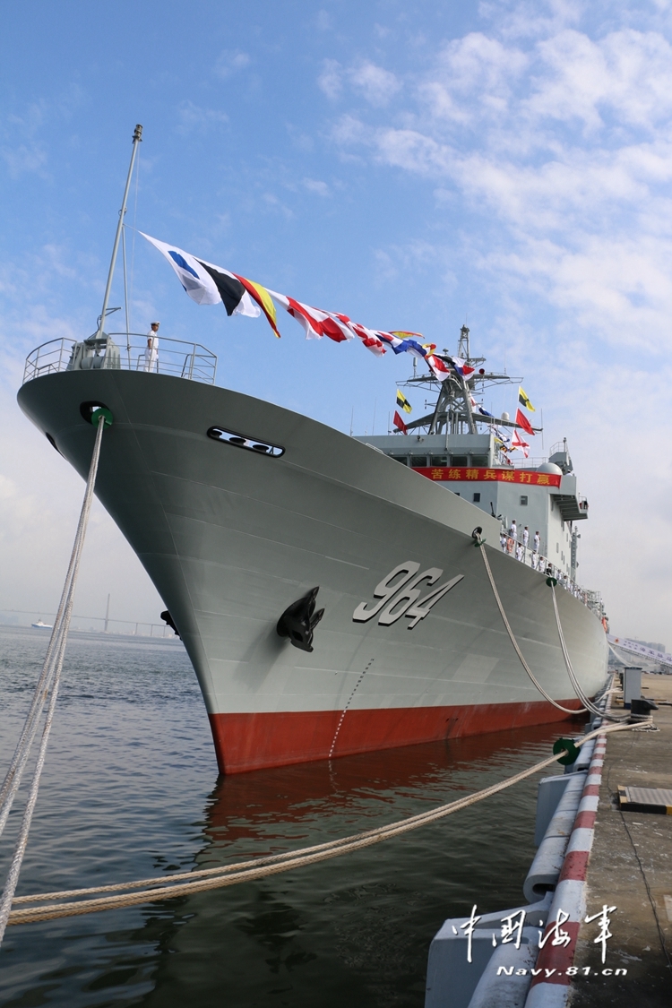 洪湖舰,骆马湖舰加入海军南海舰队战斗序列