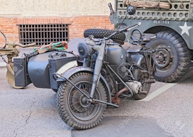 二战德国军用摩托车 经典依旧还是拉风
