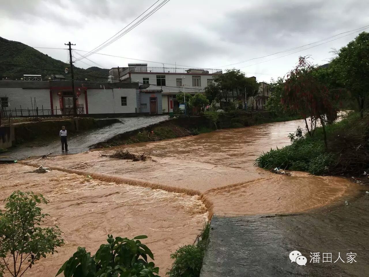 【随手拍】丰顺县潘田镇的山洪水