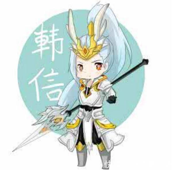 王者漫画鉴赏:10个韩信,1个李白,最后一图像是穿了小乔的衣服