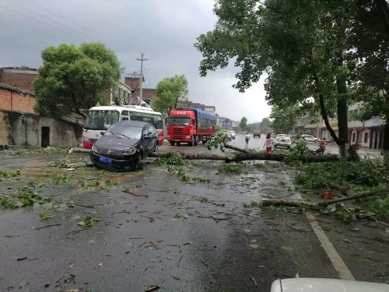 狂风暴雨雷电袭赣!多地受灾