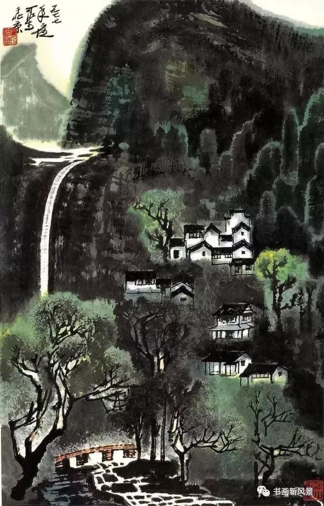 李可染杏花春雨江南