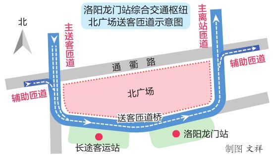 洛阳龙门站综合枢纽北广场一期工程9月底将完工