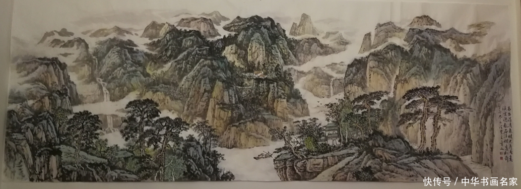 中国当代实力派山水画家李雪山作品欣赏-北京时间
