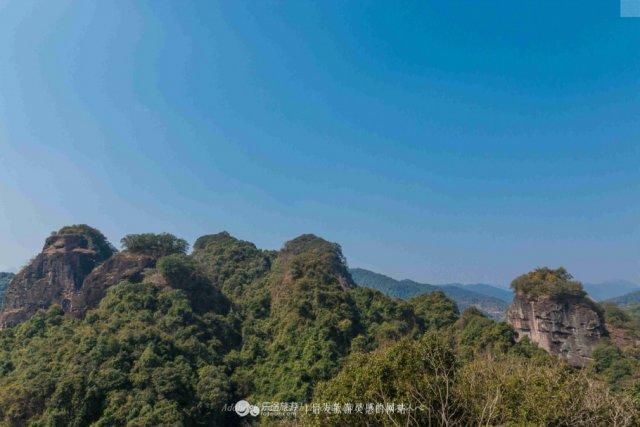 梅州五指石,独特的丹霞地貌景观