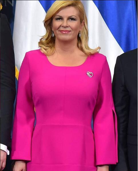 是有多美?克罗地亚美女总统常被误认为艳星 网上流传其"泳衣艳照"