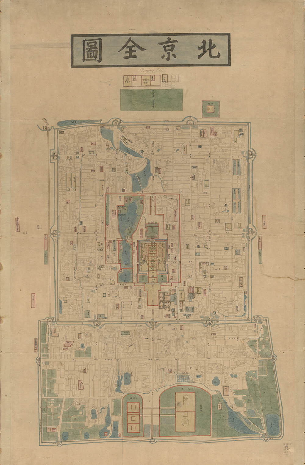 北京老地图系列:线上展览