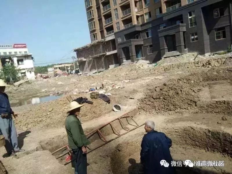 淮南寿县又一次惊现古墓.