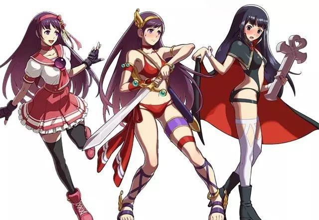 《拳皇》历代麻宫雅典娜画风赏析,一个爱丢飞机票的漂亮女孩