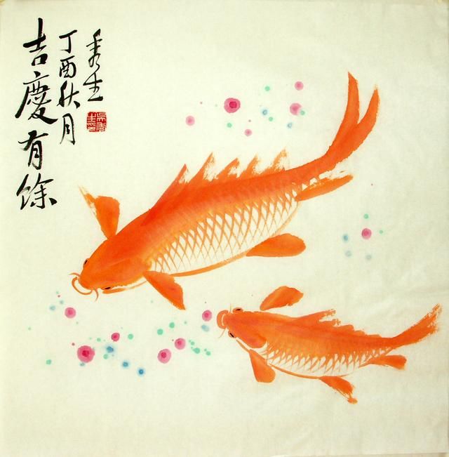 鱼画在中国传统文化中的含义