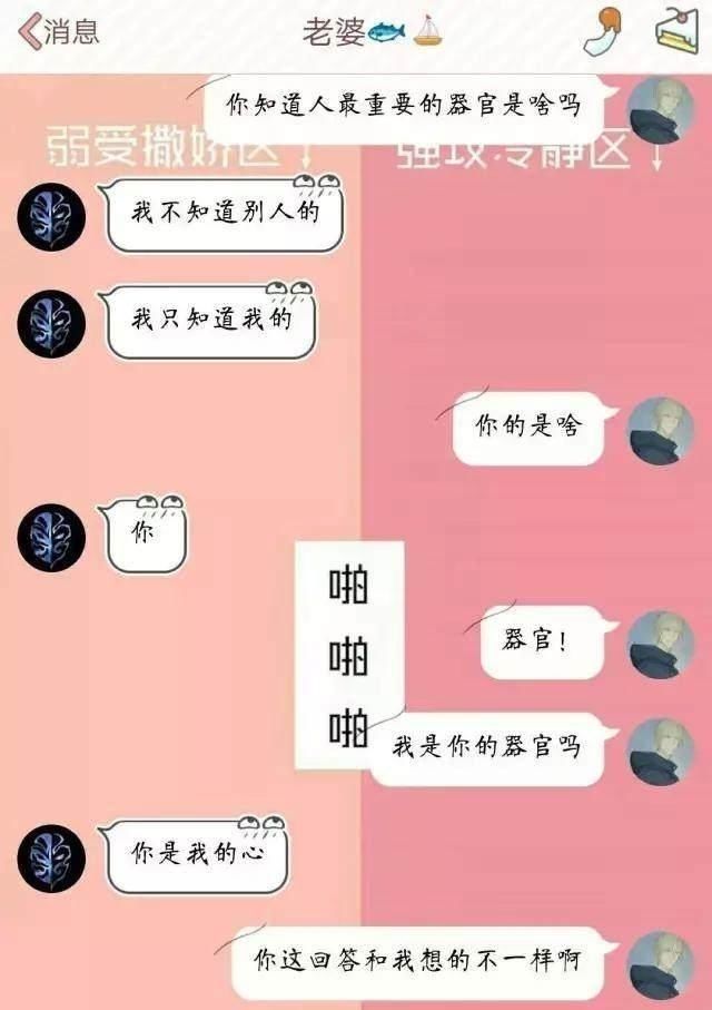 情侣们刚在一起的时候,那聊天记录每天都是甜甜的.