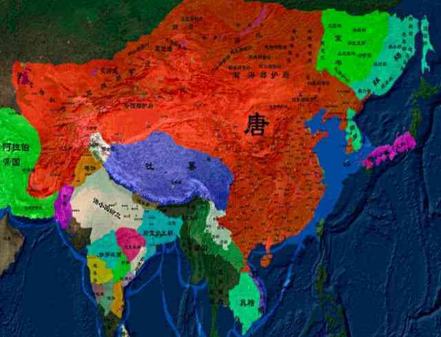 到了唐朝,中国最大疆域达到了1200万平方公里.