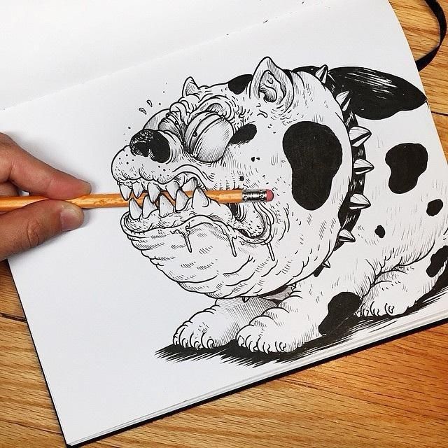 我很好奇这些插画的遮挡关系如何做出来的?