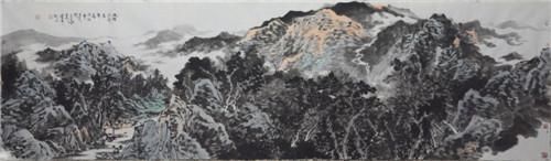 当代中国山水画家侯敬刚