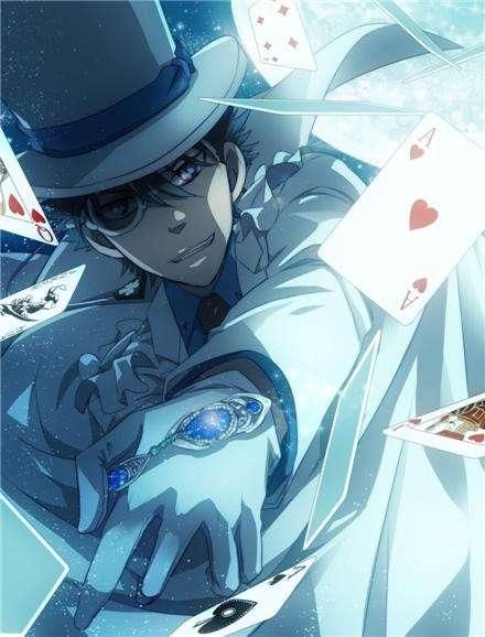 名侦探柯南:穿梭在黑夜中银翼魔术师怪盗基德!
