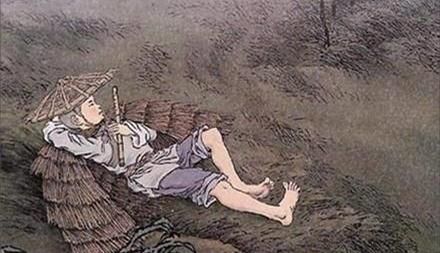 道士下山,看到放牛娃在睡觉,大惊:这娃不简单,将来必成天子!