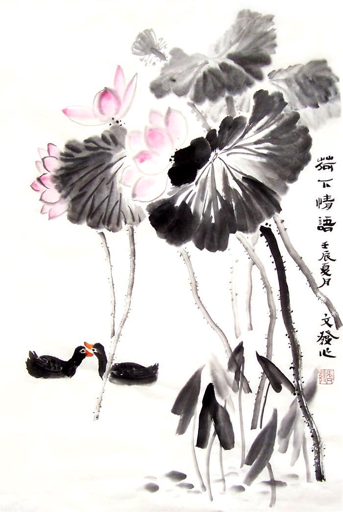 张文发:莲心可鉴——关于莲花的自说自画