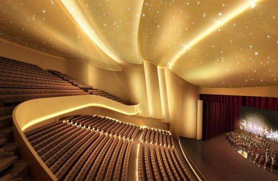 "四川大剧院建成后,将引进大量世界一流的歌剧,芭蕾舞剧,交响乐团演出