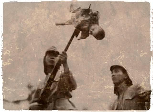 侵华日军刀口上的中国婴儿