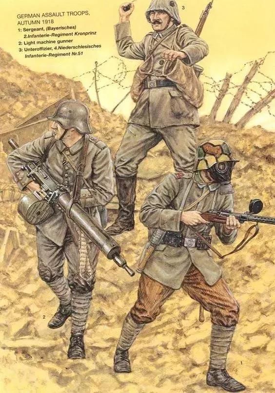 一战德国的暴风突击队,使用跨时代的武器和跨时代的战术