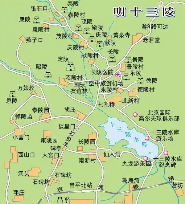 朱由检      崇祯      1627-1644      明思陵      十三陵分布