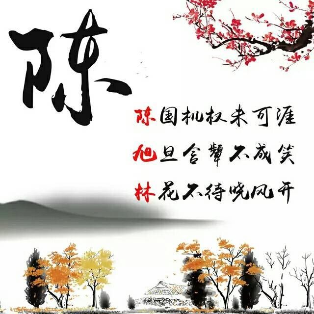 姓氏微信头像,中国风诗词,喜欢自取