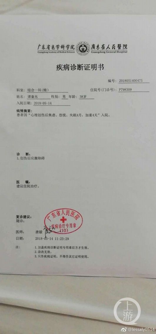 鸿茅药酒事件被抓医生谭秦东突发精神病入院治疗:出现