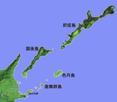 库页岛以东,南北长达1300公里的千岛群岛,兵家必争之地