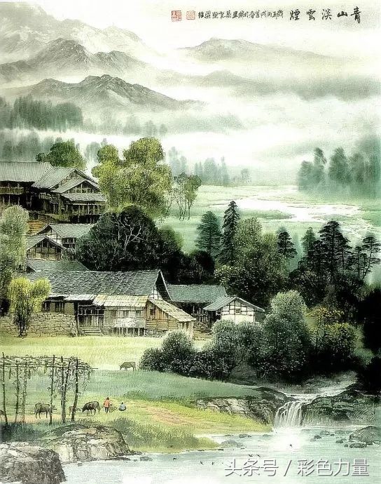 让您欣赏更立体的山水画!--刘梁经