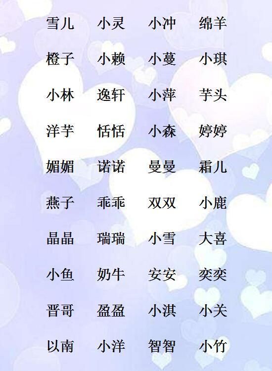 男孩名字阳光帅气,女孩名字温柔儒雅,18年宝宝名字精选