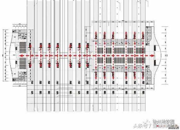 据介绍,徐州东站东侧新站房建成后,既有京沪场进站天桥向东延长与
