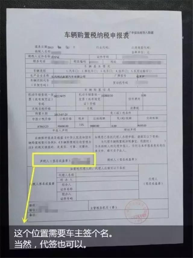 你需要提供税收缴款书,车辆购置税纳税申报表,车辆合格证(原件或者