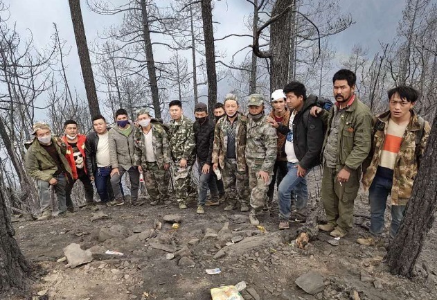 凉山火灾:村民拍下遇难者生前画面