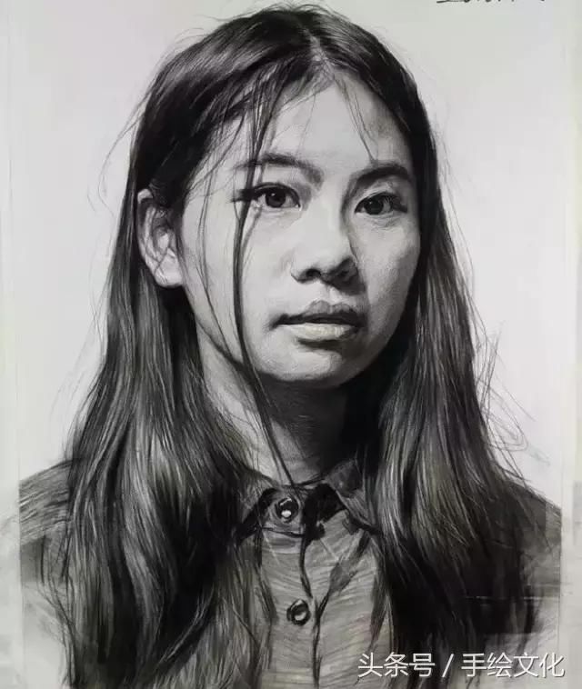 现在才知道头发的素描可以这样画