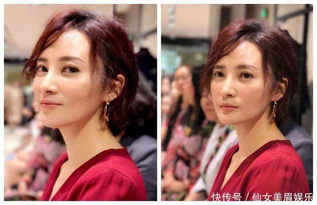 孙俪和蒋勤勤同是短发女神, 两人同框往那一站, 气质差距一目了然