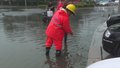 平谷区出现强降雨天气，降雨量最大点梨树沟村119.4毫米