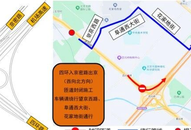 北京四元立交桥系桥面铺装翻建工程本周完工，绕行路线来了