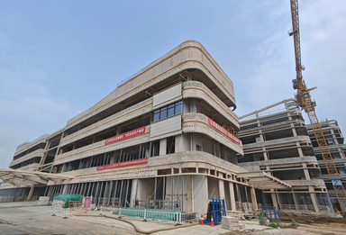 怀柔区妇幼保健院迁址新建工程进度过半，预计明年10月竣工验收