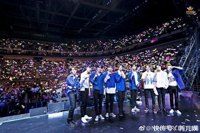 ninepercent的见面会终于走到了南京,作为国内目前最新出道的组合