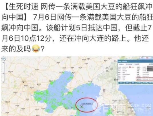 往大连大豆和关税赛跑 美国大豆船最新消息最