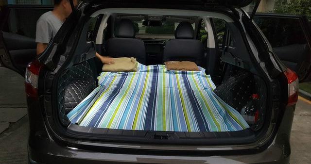 新款逍客提车及无损"改"床车,自驾游很开心