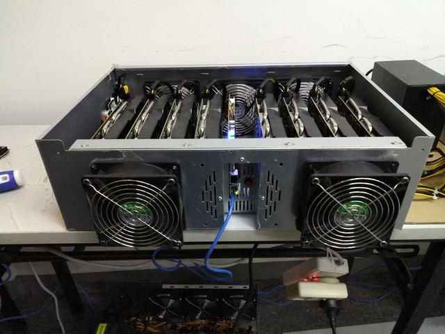 虚拟币(eth)矿机六卡秒变八卡 外观尺寸一模一样 你信吗?