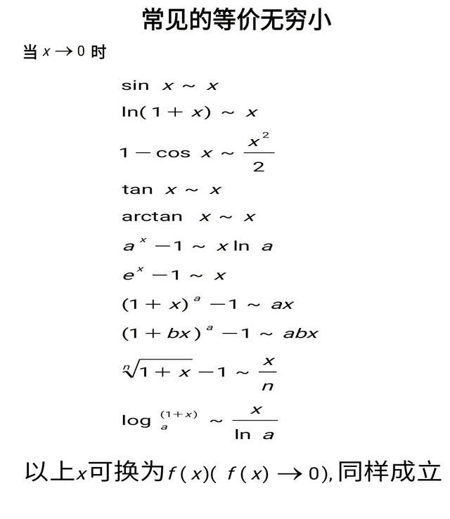 等价无穷小的常见陷阱,快来看看吧!满满的干货