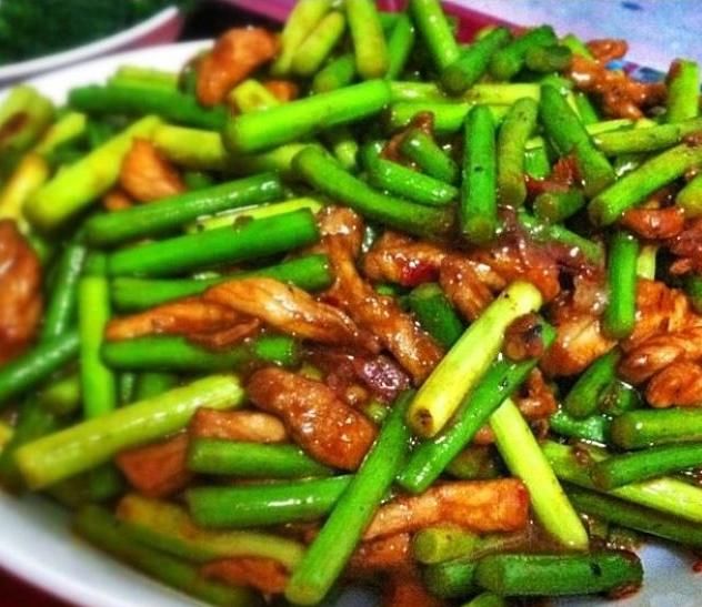 蒜台炒肉的15种家常做法,奶奶每天变着花样做