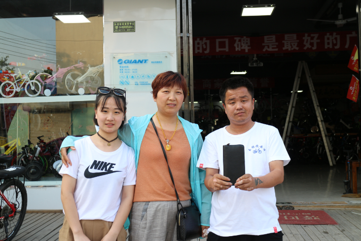 长垣县好心人拾金不昧,街头测试圆满成功