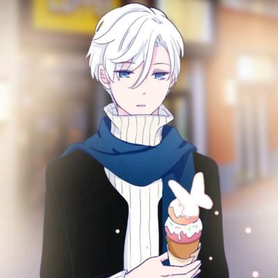 情侣头像呆萌两张配对卡通