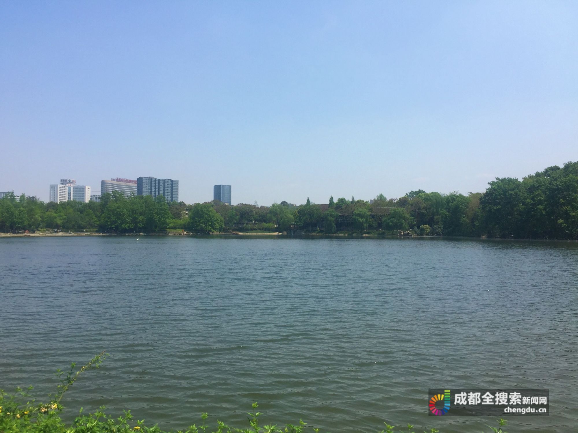 浣花溪公園一景