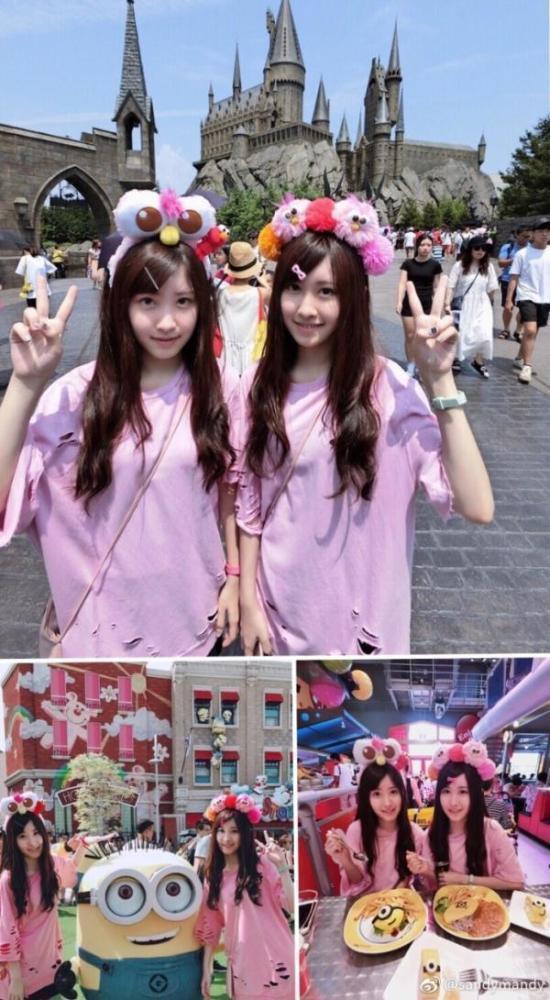 台湾“最美双胞胎”长大后变更美 - 一片冰心 - 韩冰的博客