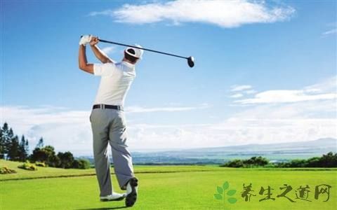 打高尔夫球握杆姿势