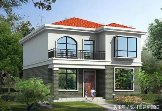 5套二层农村别墅,20万经济小户型,老百姓都建
